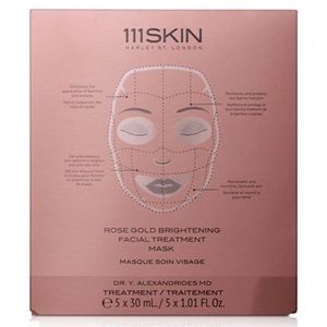 Rose Gold Brightening Facial Treatment Masks 5PK